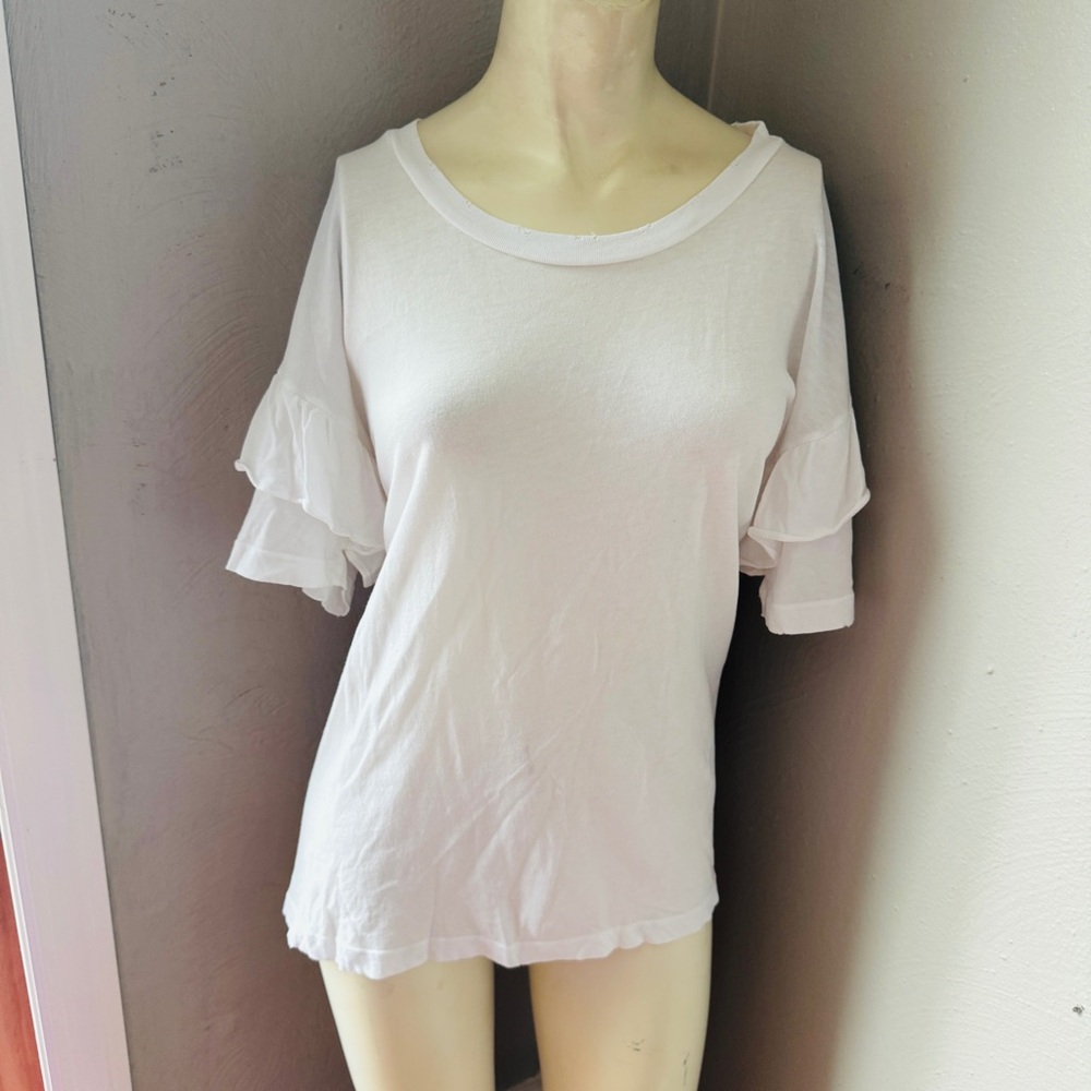 Current/Elliot cotton flair sleeve short sleeve tshirt size 0(s) NWOT